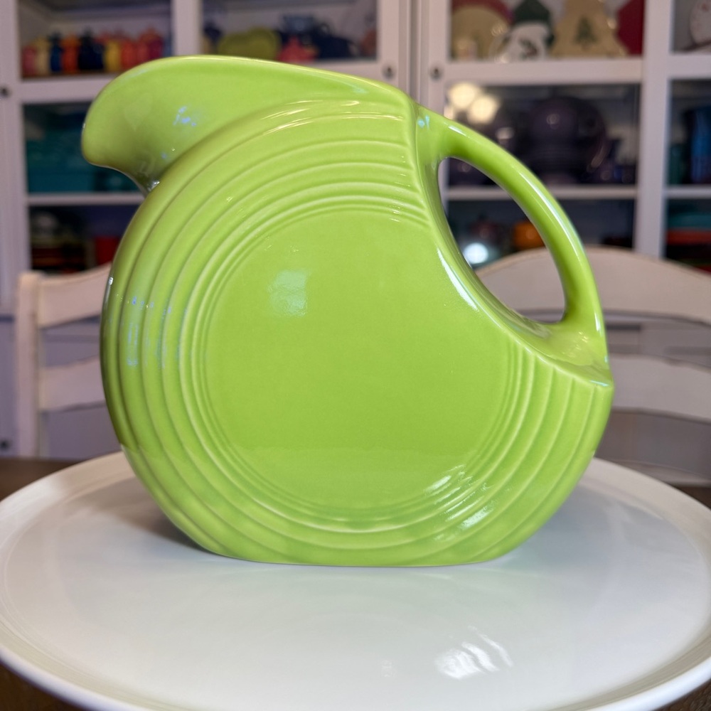Chartreuse Fiesta Large Disc Pitcher